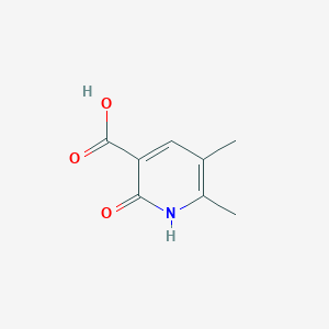 molecular formula C8H9NO3 B1274582 5,6-Dimethyl-2-oxo-1,2-dihydropyridine-3-carboxylic acid CAS No. 51727-05-0