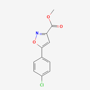 Methyl 5-(4-chlorophenyl)isoxazole-3-carboxylate