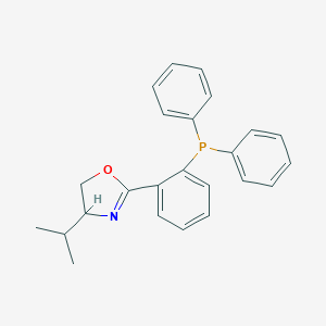 molecular formula C24H24NOP B127459 (S)-2-(2-(Diphenylphosphino)phenyl)-4-isopropyl-4,5-dihydrooxazole CAS No. 148461-14-7