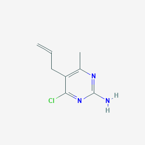 molecular formula C8H10ClN3 B1274590 5-Allyl-4-chloro-6-methyl-pyrimidin-2-ylamine CAS No. 23497-43-0