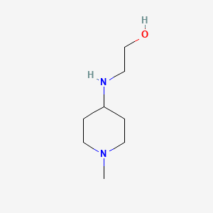 molecular formula C8H18N2O B1274594 2-(1-Methyl-piperidin-4-ylamino)-ethanol CAS No. 942205-82-5