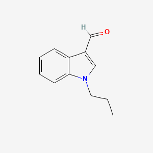 molecular formula C12H13NO B1274598 1-丙基-1H-吲哚-3-甲醛 CAS No. 119491-08-6