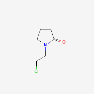 molecular formula C6H10ClNO B1274601 1-(2-Chloroethyl)pyrrolidin-2-one CAS No. 51333-90-5