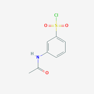 molecular formula C8H8ClNO3S B1274608 3-Acetamidobenzene-1-sulfonyl chloride CAS No. 23905-46-6
