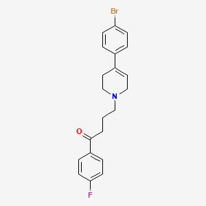 molecular formula C21H21BrFNO B12746099 KB256Rju7J CAS No. 270257-31-3