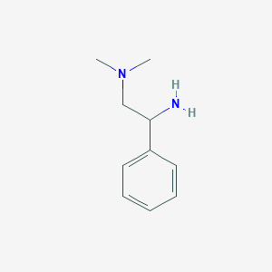 molecular formula C10H16N2 B1274616 (2-氨基-2-苯乙基)二甲胺 CAS No. 31788-88-2
