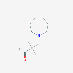 3-(Azepan-1-yl)-2,2-dimethylpropanal