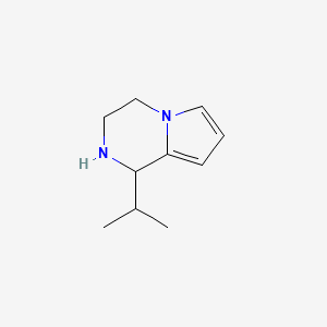 molecular formula C10H16N2 B1274619 1-Isopropyl-1,2,3,4-tetrahydropyrrolo[1,2-a]pyrazine CAS No. 876721-10-7
