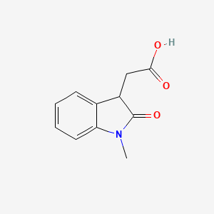 (1-methyl-2-oxo-2,3-dihydro-1H-indol-3-yl)acetic acid