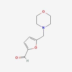 molecular formula C10H13NO3 B1274640 5-(Morpholinomethyl)-2-furaldehyde CAS No. 392659-97-1