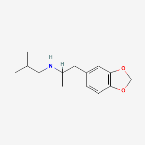 molecular formula C14H21NO2 B12746521 n-Isopropyl-3,4-methylenedioxyamphetamine CAS No. 74698-39-8