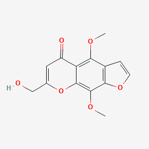molecular formula C14H12O6 B12746540 Ammiol CAS No. 668-10-0