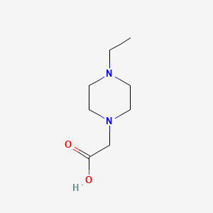 molecular formula C8H16N2O2 B1274659 2-(4-Ethylpiperazin-1-yl)acetic acid CAS No. 672285-91-5