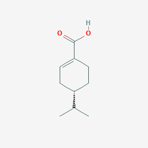 molecular formula C10H16O2 B12746614 L-Phellandric acid CAS No. 135355-08-7