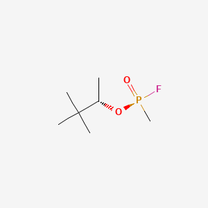 molecular formula C7H16FO2P B12746685 Soman (SPSC) CAS No. 24753-16-0
