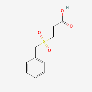 molecular formula C10H12O4S B1274670 3-苯甲磺酰基-丙酸 CAS No. 90396-02-4