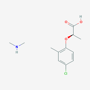 molecular formula C12H18ClNO3 B12746705 Mecoprop-P-dimethylammonium CAS No. 66423-09-4
