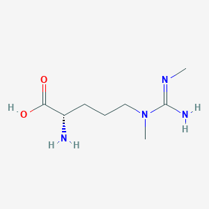 molecular formula C8H18N4O2 B12746749 N,N''-Dimethylarginine CAS No. 33600-80-5