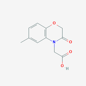 (6-methyl-3-oxo-2,3-dihydro-4H-1,4-benzoxazin-4-yl)acetic acid