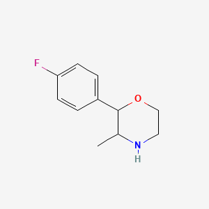 molecular formula C11H14FNO B12746894 4-Fluorophenmetrazine CAS No. 1097796-73-0