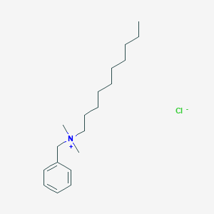 molecular formula C19H34ClN B127469 Benzyldimethyldecylammonium chloride CAS No. 965-32-2