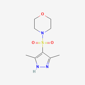 4-[(3,5-dimethyl-1H-pyrazol-4-yl)sulfonyl]morpholine