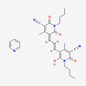 molecular formula C30H33N5O4 B12747003 Einecs 274-060-3 CAS No. 69636-64-2