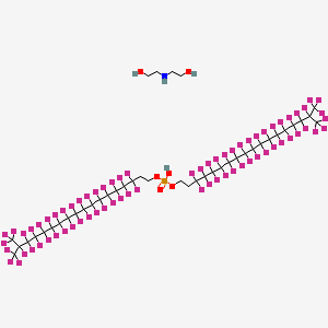molecular formula C42H20F70NO6P B12747095 Einecs 297-959-2 CAS No. 93776-31-9
