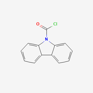 molecular formula C13H8ClNO B1274715 Carbazole-9-carbonyl Chloride CAS No. 73500-82-0