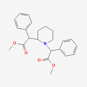 molecular formula C23H27NO4 B12747216 Bis-methylphenidate CAS No. 2125941-27-5