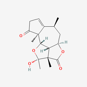 molecular formula C17H22O5 B12747244 Heleniamarin CAS No. 66607-74-7