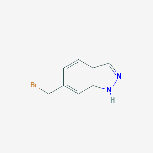 molecular formula C8H7BrN2 B127473 6-(溴甲基)-1H-吲唑 CAS No. 152626-91-0