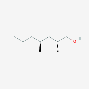 molecular formula C9H20O B12747378 2,4-Dimethyl-1-heptanol, (2R,4S)- CAS No. 331960-45-3