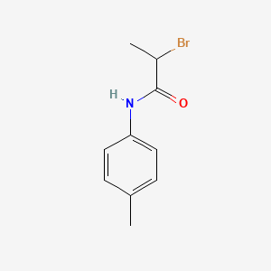 molecular formula C10H12BrNO B1274738 2-bromo-N-(4-methylphenyl)propanamide CAS No. 58532-75-5