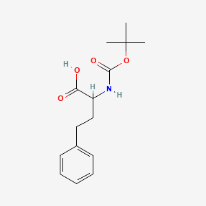 molecular formula C15H21NO4 B1274748 Boc-D-homophenylalanine 