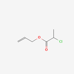 molecular formula C6H9ClO2 B12747507 Allyl 2-chloropropionate CAS No. 55360-11-7