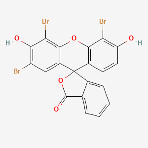 molecular formula C20H9Br3O5 B12747528 2',4',5'-Tribromofluorescein CAS No. 25709-83-5