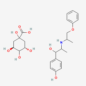 molecular formula C25H35NO9 B12747562 Einecs 302-044-9 CAS No. 94088-44-5