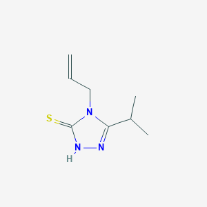molecular formula C8H13N3S B1274758 4-allyl-5-isopropyl-4H-1,2,4-triazole-3-thiol CAS No. 590376-67-3
