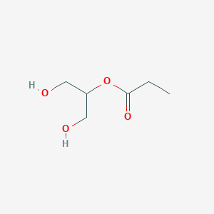 molecular formula C6H12O4 B12747624 Glyceryl 2-monopropionate CAS No. 18373-34-7