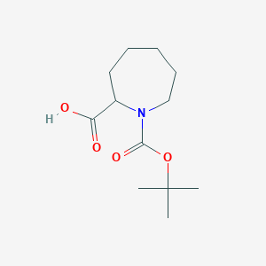 molecular formula C12H21NO4 B1274765 Azepane-1,2-dicarboxylic acid 1-tert-butyl ester CAS No. 1034708-26-3