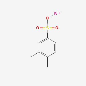 molecular formula C8H9KO3S B12747675 Potassium O-xylene-4-sulfonate CAS No. 143018-82-0