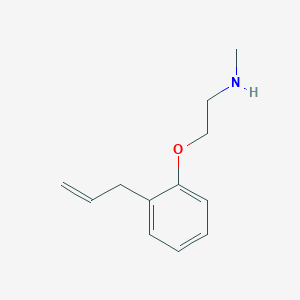 molecular formula C12H17NO B1274780 2-(2-Allylphenoxy)-N-methylethanamine CAS No. 57162-94-4