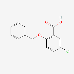 molecular formula C14H11ClO3 B1274785 2-(苄氧基)-5-氯苯甲酸 CAS No. 52803-75-5