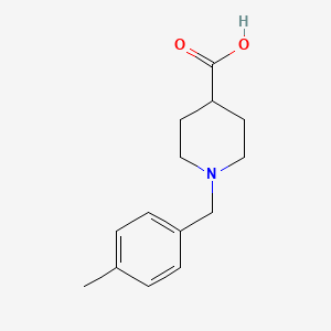 molecular formula C14H19NO2 B1274786 1-[(4-methylphenyl)methyl]piperidine-4-carboxylic Acid CAS No. 897094-27-8