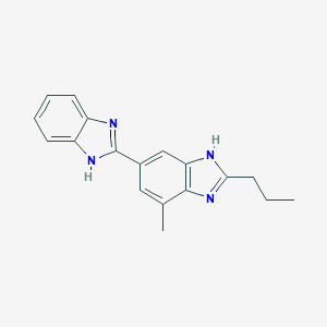 molecular formula C18H18N4 B127480 6-(1H-benzimidazol-2-yl)-4-methyl-2-propyl-1H-benzimidazole CAS No. 884330-09-0