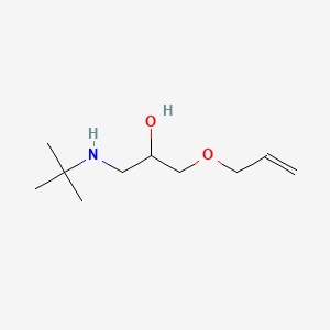 molecular formula C10H21NO2 B12748085 1-((1,1-Dimethylethyl)amino)-3-(2-propenyloxy)-2-propanol CAS No. 80762-83-0