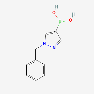 molecular formula C10H11BN2O2 B1274821 1-苄基-1H-吡唑-4-硼酸 CAS No. 852362-22-2