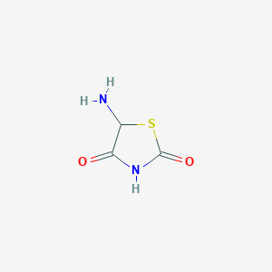molecular formula C3H4N2O2S B1274834 5-Amino-1,3-thiazolidine-2,4-dione CAS No. 856658-51-0