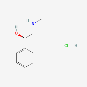 molecular formula C9H14ClNO B12748465 Halostachine hydrochloride CAS No. 142467-20-7